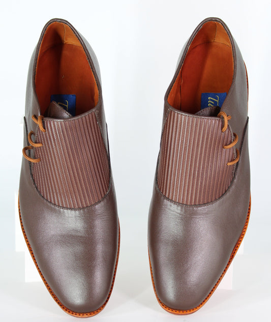 Brown Side Laced Oxford