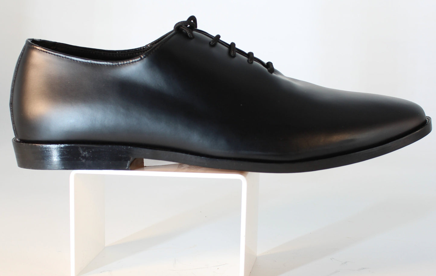 Black Leather Oxford
