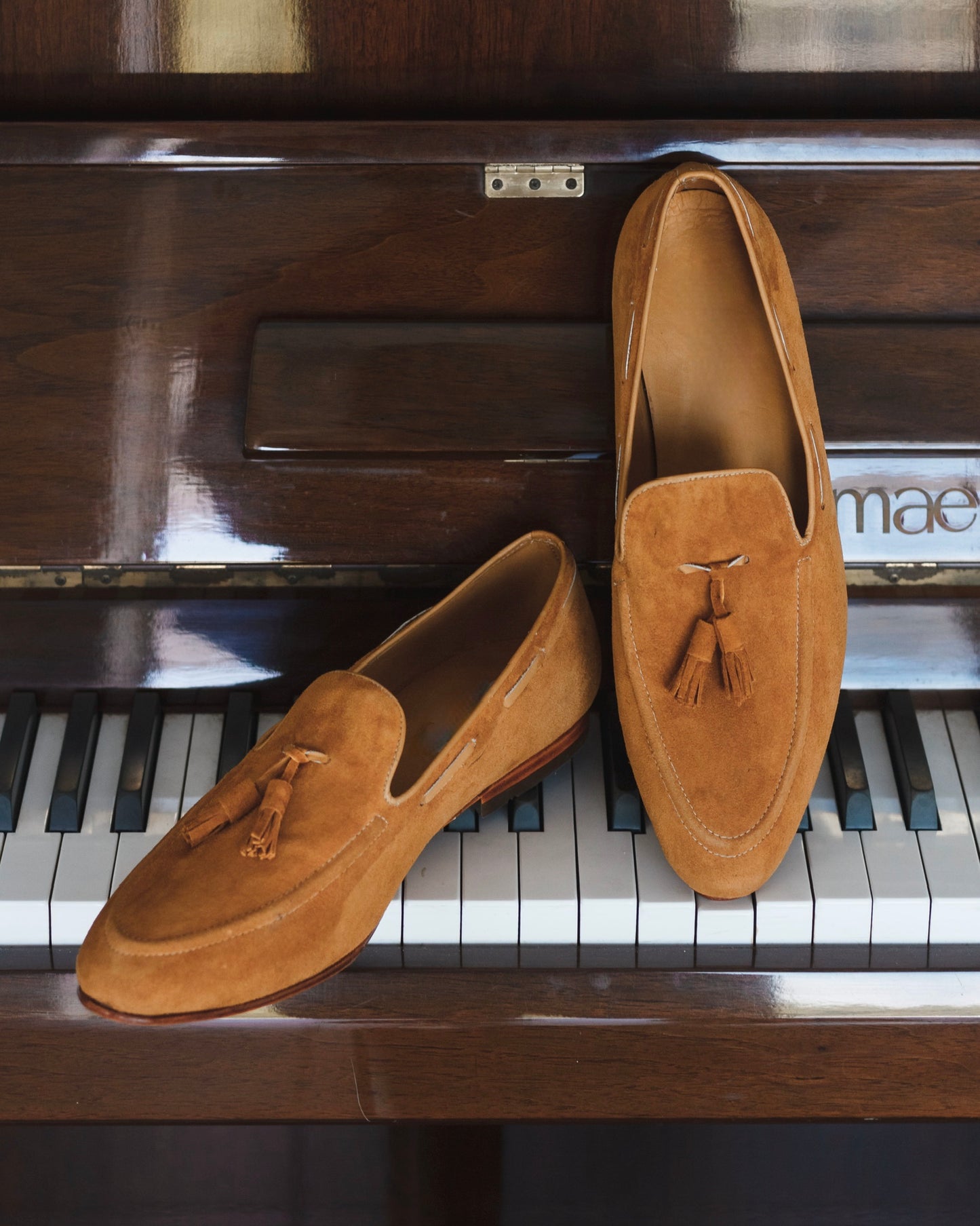 Brown Suede Loafer