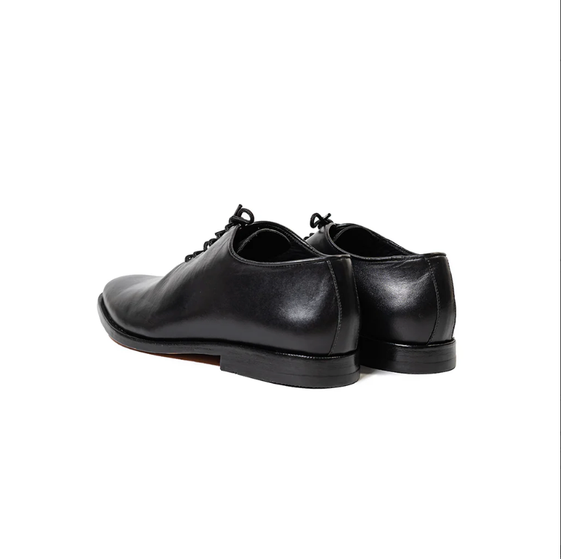 Black Leather Oxford