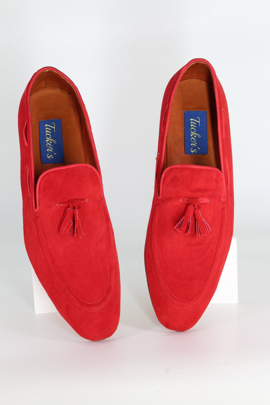 Red Suede Loafer