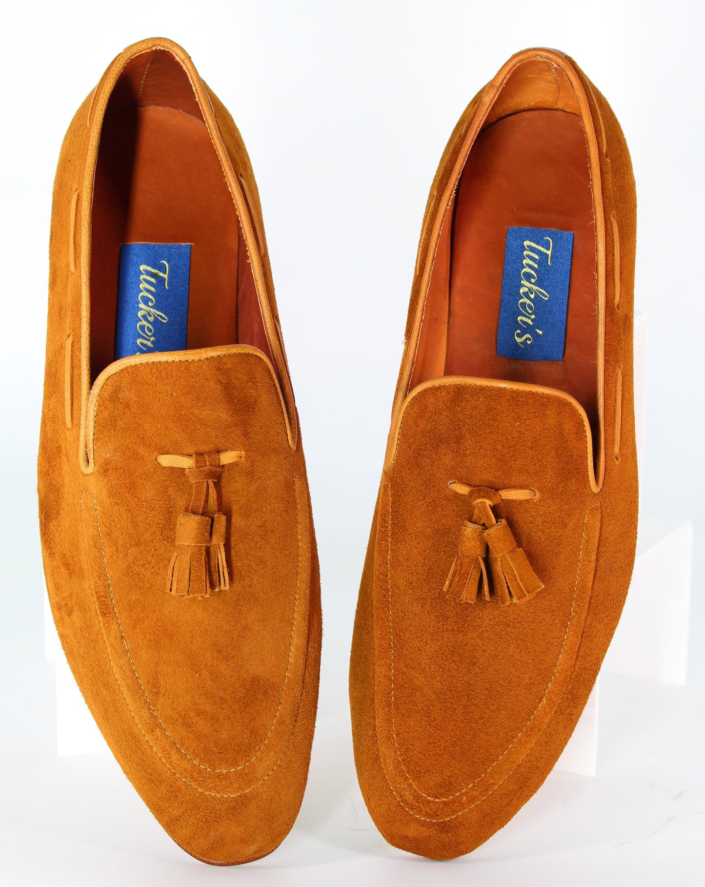 Honey Suede Tasseled Loafer