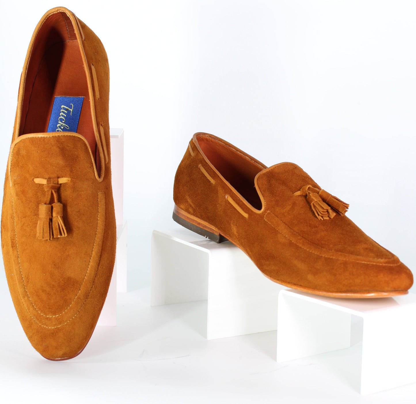 Honey Suede Tasseled Loafer