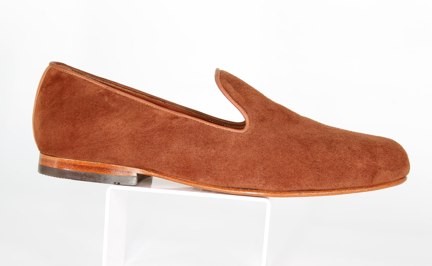 Honey suede loafer