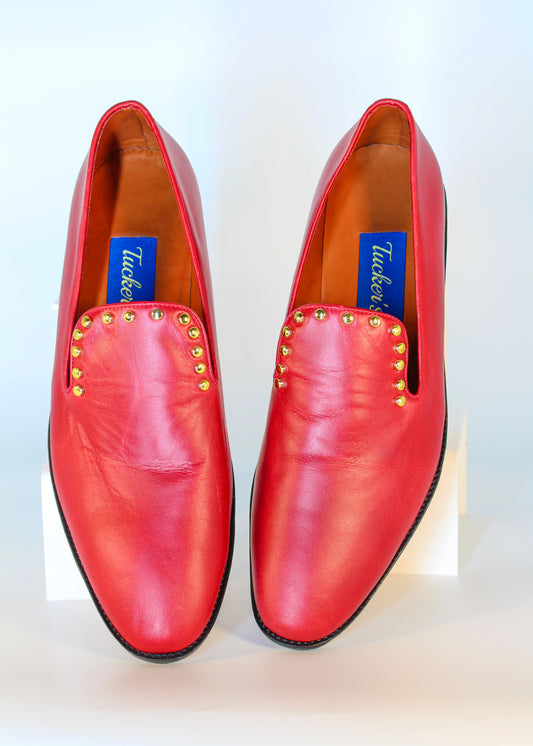 Red Leather Hèfe Loafer