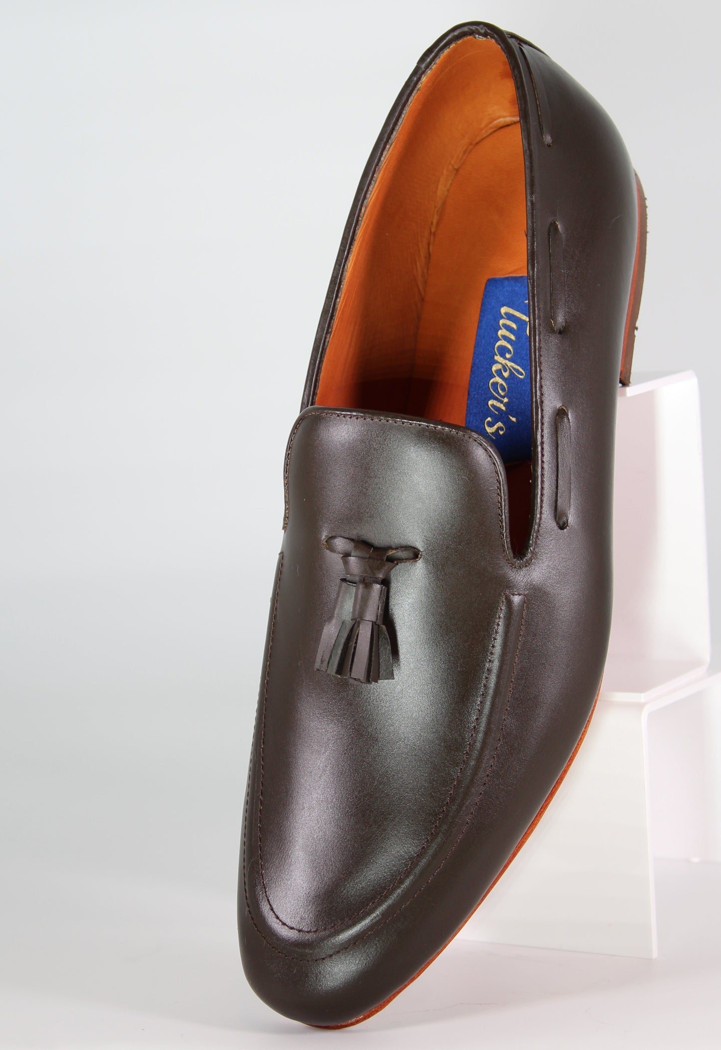 Coffee Leather Loafer