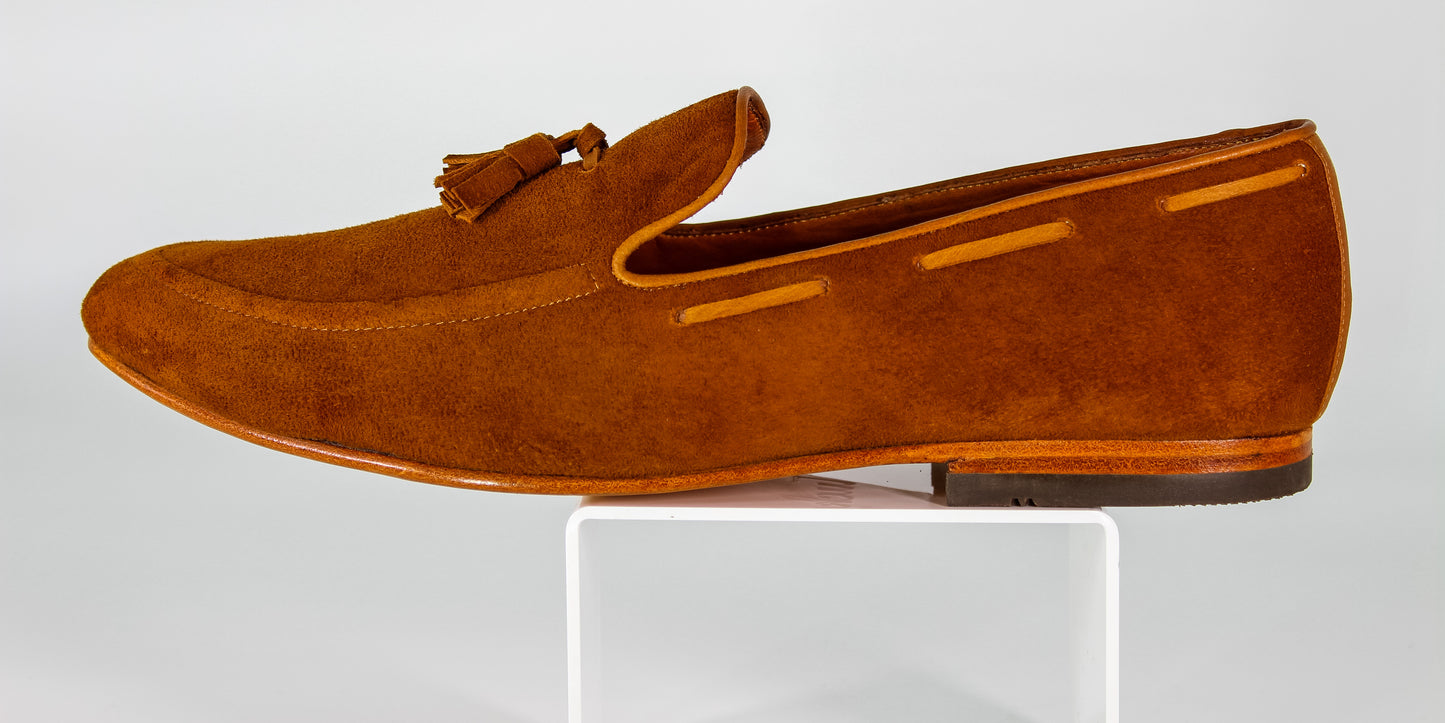 Brown Suede Loafer