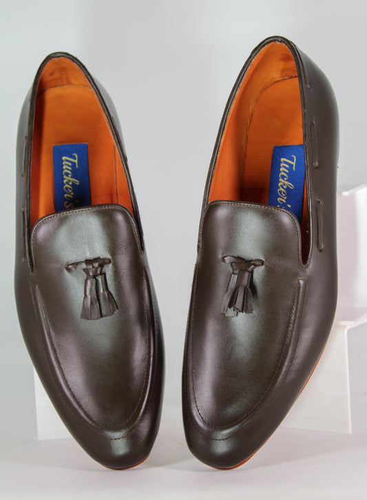 Coffee Leather Loafer