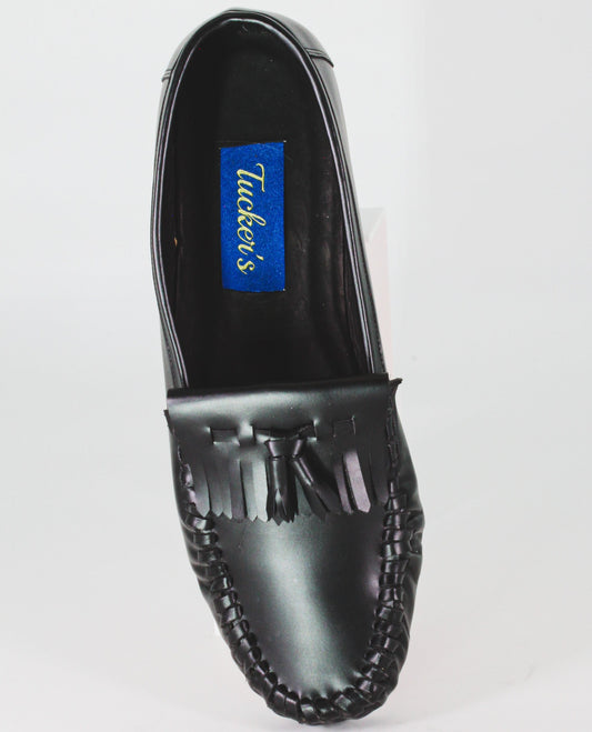 Black Leather Loafer