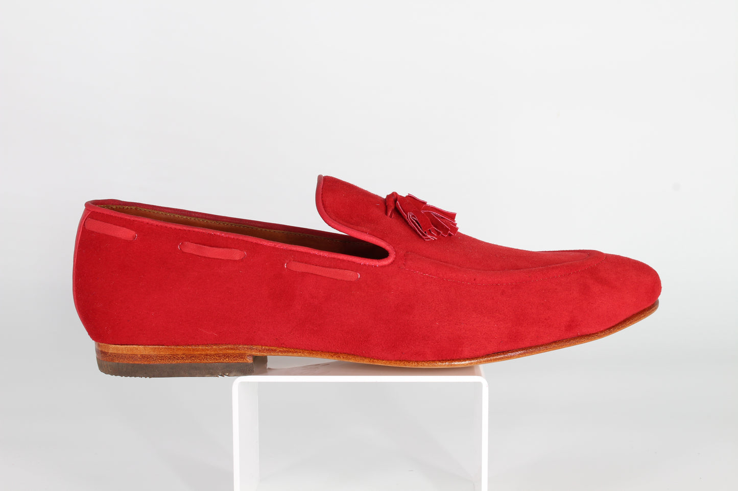 Red Suede Loafer